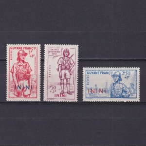 ININI 1941, Sc# B6-B8, Defense, MH