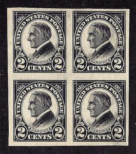 611 Mint,OG,VLH/NH... Block of 4... SCV $28.50