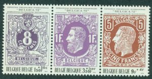 BELGIUM SC# B863a-c VF MNH 1970