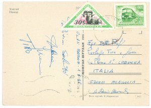 ZA0419 - MONGOLIA - Postal History - POSTCARD - FAUNA