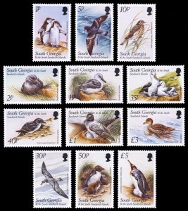 South Georgia 1999 Birds Scott #236-247 Mint Never Hinged