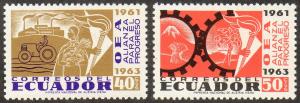 Ecuador  Scott  715-716  MNH  Short set