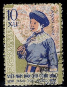 North Viet Nam Scott 113 Used Ethnic costume stamp