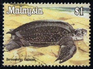 Malaysia #179 Leatherback Turtle; Used