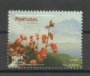 PORTUGAL AZORES 1999 , FLOWERS, MNH