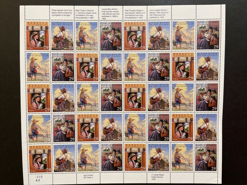 1993 sheet, Classic Books Sc# 2785-8