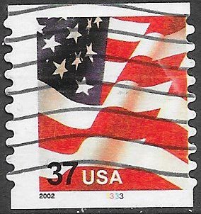 US 3632 Used - PNC - Plate 3333 - Flag