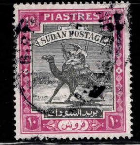 SUDAN Scott 92 used Camel Mail