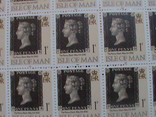 ISLE OF MAN STAMPS: 1990  GREAT BRITAIN MNH. MINT FULL  SHEET .VERY RARE.