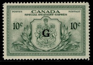 CANADA GVI SG OS21, 10c green, M MINT. Cat £26.