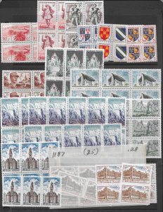 Desk Cleaning Lot # 2 All France MNH f-vf, see desc. 2020 CV $ 178.35