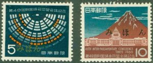 JAPAN 701-2 MNH BIN $1.00
