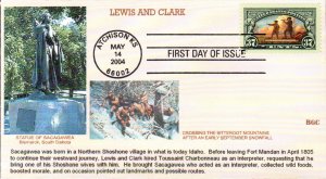 #3854 Lewis and Clark BGC FDC