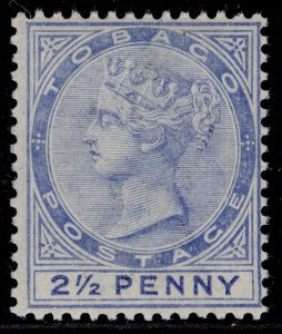 TOBAGO QV SG16, 2½d dull blue, NH MINT. Cat £65.