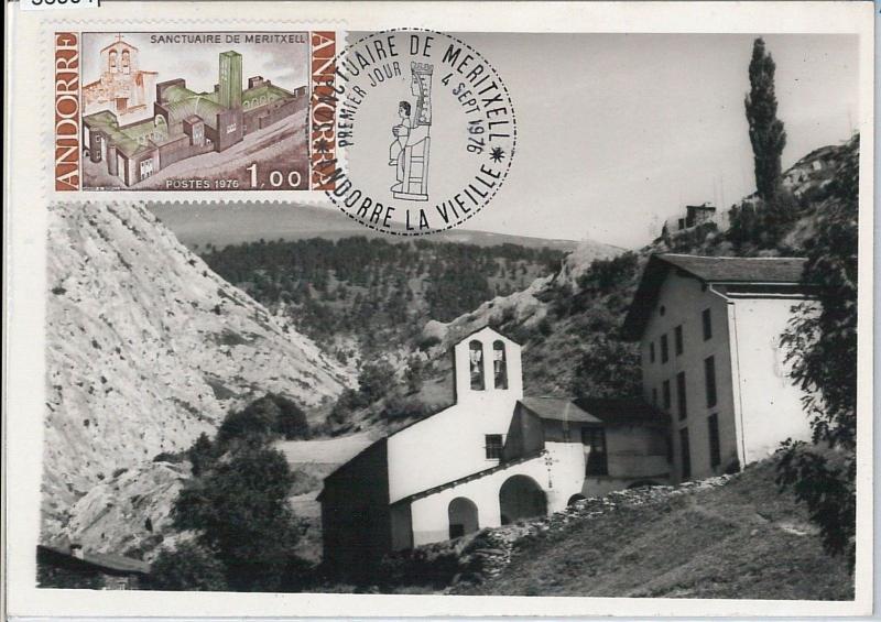 56904 - FRENCH ANDORRA - POSTAL HISTORY: MAXIMUM CARD 1976 - Architecture NOT PC