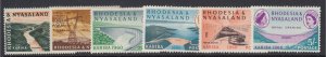 Rhodesia & Nyasaland, Scott 172-177 (SG 32-37), MHR