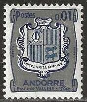 French Andorra 161, mint, hinged. 1964. (A1024)