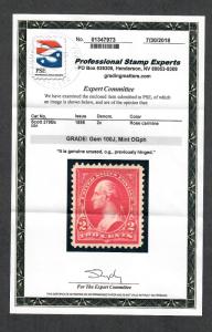 US Sc#279bc M/H, Gem 100J Population Of 1 PSE Graded Cert, SMQ $55,000 (when NH)