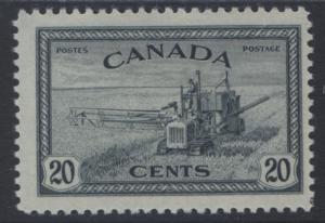 Canada - Scott 271 - Combine - 1946 - MVLH - Single 20c Stamp