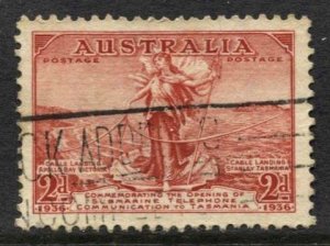 STAMP STATION PERTH Australia #157 Tasman Telephone Link Used  CV$0.60