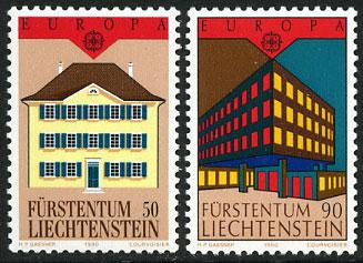 Liechtenstein 924-5 MNH - Europa 1990