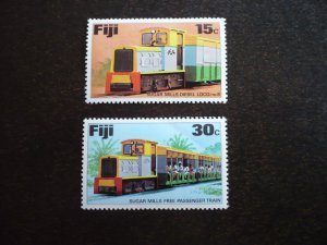 Stamps - Fiji - Scott# 362, 364 - Mint Never Hinged Part Set of 2 Stamps