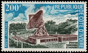 ✔️ IVORY COAST 1972 - AKAKRO RADAR STATION - SC. C54 MNH [1.25.16]