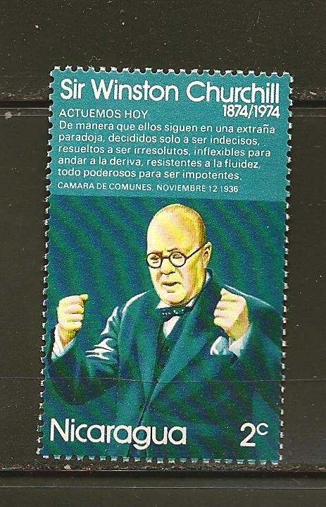 Nicaragua Sir Winston Churchill 1974 Issue MNH