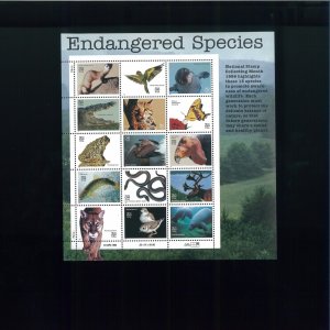 United States 32¢ Endangered Species Postage Stamp #3105 MNH Full Sheet