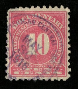 1914 Documentary U.S. Internal Revenue series of 1914, 10c (TS-368)