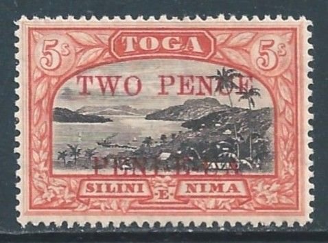 Tonga #69 NH 2p on 5sh View of Vavau