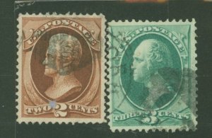 United States #146-47 Used Multiple