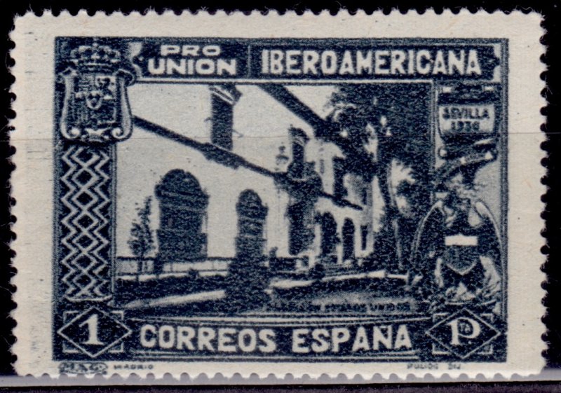 Spain, 1930, Ibero-American Exposition, 1Pta, sc#445, MLH