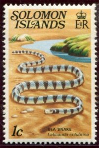 397 Solomon Islands Reptile - Sea Snake, MH