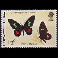 BELIZE 1975 - Scott# 345a Butterfly 1/2c NH