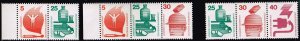 Germany 1974 Sc.#1074a MNH tête-bêche of booklet sheet,  Accident Prevention