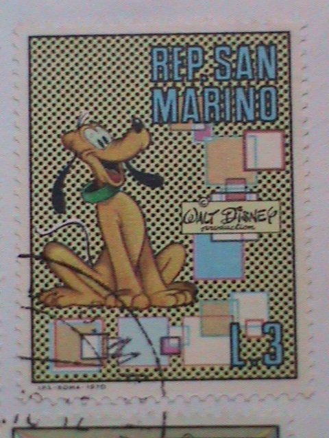 ​SANMARINO-1970 SC# 736-40 FDC-WALT DISNEY CARTOON S-MINT FDC VERY FINE.