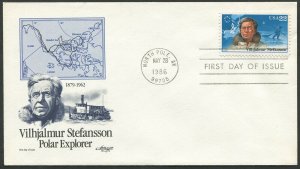 United States 1986 Polar Explorers Vilhjalmur Stefansson FDC (522)