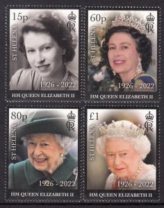 ST HELENA 2023 QUEEN ELIZABETH II IN MEMORIAM ROYALTY