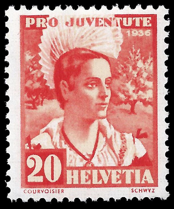 Switzerland 1936 Sc B81-84 mng Pro Juventute