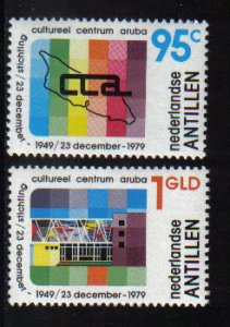 Netherlands Antilles #446-447 MNH  1979   Cultural centre