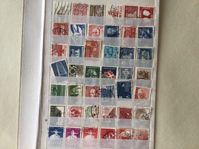 Denmark  mounted mint & used stamps A10251