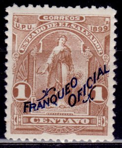 El Salvador, 1899, Ceres, overprinted, 1c, sc#199, MLH