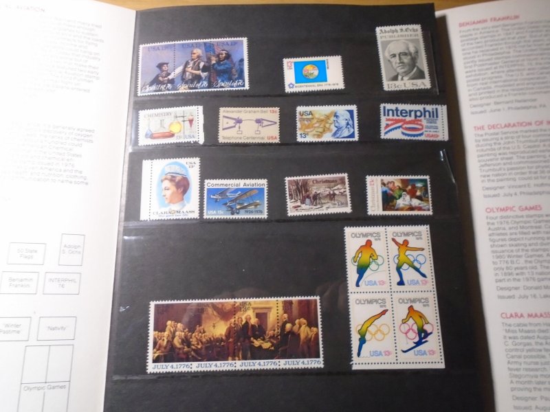 United Sttes  1976   Commemorative Stamps Album