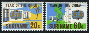 Surinam 539-540,MNH.Michel 880-881. IYC-1979,SOS Children's Village,