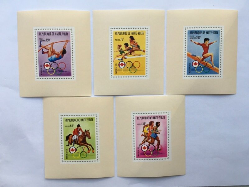 UPPER VOLTA 1976 OLYMPICS, 5 DELUXE 