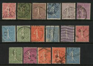 France 138-154 Used (Complete Set)