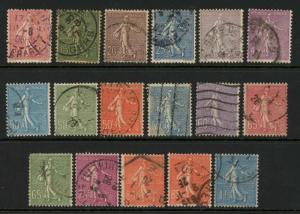 France 138-154 Used Complete Set