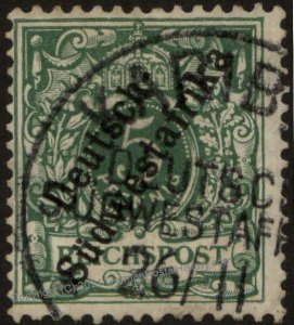 German 1898 SW Africa KARIBIB DSWA Mi6 Overprinted Deutsches Reich 104236