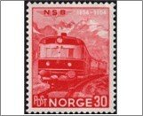 Norway NK 420 Diesel-hydraulic Express train 30 Øre Red